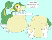 Fatass femboy snivy