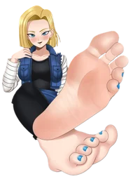 Android 18 Feet