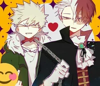 Bakugou y Todoroki 