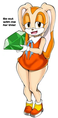 Cream Getting a chao