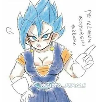 Female Vegito Blue