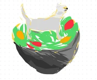 Salad-cat