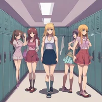 Girls locker room 