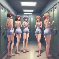 Girl locker room 