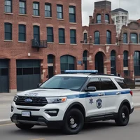 Police cruiser Ford