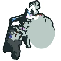 Inflated Lady Statue