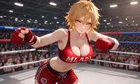 Model Boxing girl 