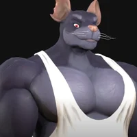 Buff furry rat 