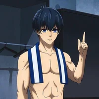 Shirtless Isagi