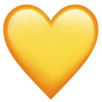 Yellow Heart emoji