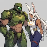 Miruko and Doom Guy