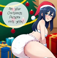 Christmas Diaper gal