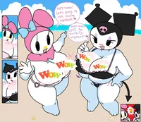 Kuromi and My Melody