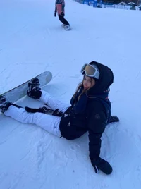 Snowboarder girl