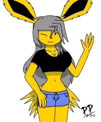 Anthro Jolteon TF TG