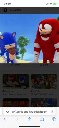 Sonic and knuckles 