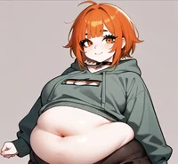 Chubby Goth Roommate