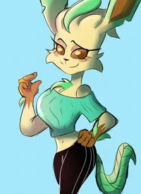 Anthro Leafeon TF TG