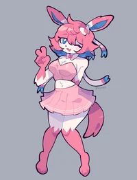 Anthro Sylveon TF TG