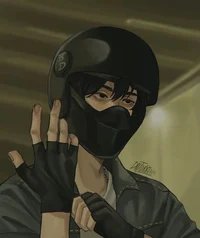 The unknown biker
