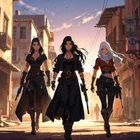 Three Outlaw Sisters