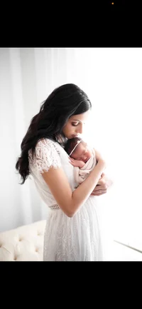 Mother and baby sis