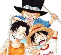 Ace Sabo y Luffy 