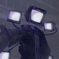 Large TV man