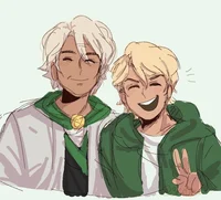 Garmadon and Lloyd