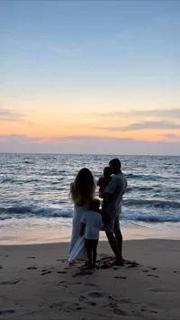 С семьей на море 