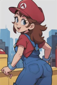 Female Mario art