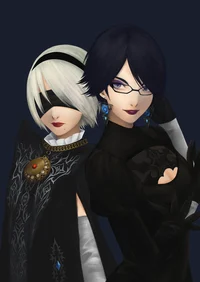 2B y Bayonetta