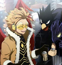 Tokoyami and Hawks 