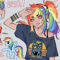 Human Rainbow Dash