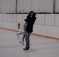 Ice skating partner