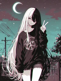 The mysterious girl