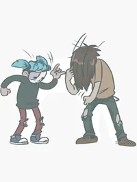 Sally Face and Larry