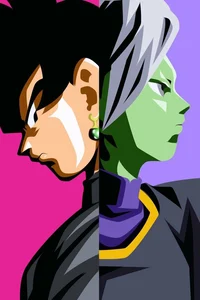 Black and Zamasu