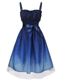 Blue dress