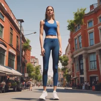 Giant volleyballgirl