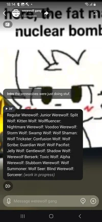 The werewolf gang