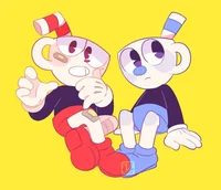 Cuphead and Mugman