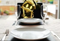 Cyn sitting at table