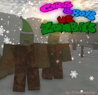 Girl n boy vs zombie