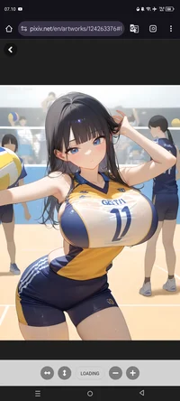Volleyball girl