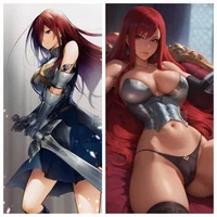 Toi en Erza Scarlet