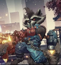 Rocket raccoon rival