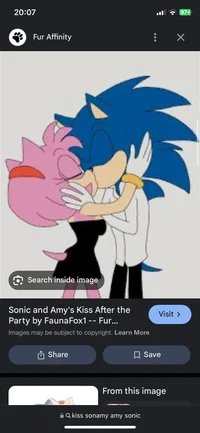 Amy and sonic 