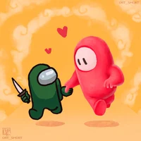 Among Us x Fall Guys