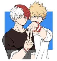 Bakugo y Shoto